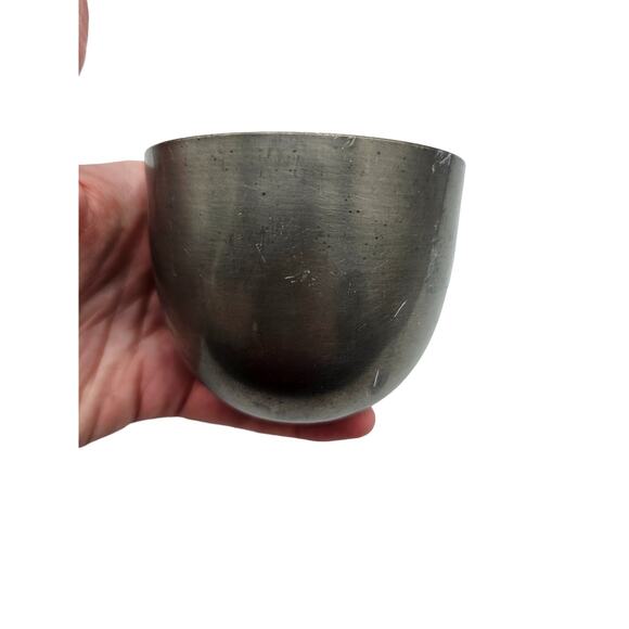 Vintage Connecticut House Pewter Set of 2 Cups Metal - Picture 3 of 4